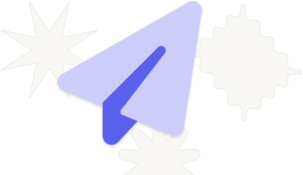 Decorative image of a paper airplane