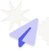 Decorative image of a paper airplane